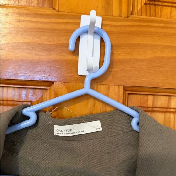 Olive Green Double-Breasted Blazer - Picture 2 of 2